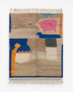 Pastel Brown Rug 3 X 5 Ft | 90 X 150 Cm / With Tassels / Short (0.4” / 1 cm)