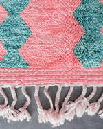Pink Turquoise Boujaad Rug