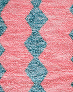 Pink Turquoise Boujaad Rug