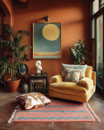 Pink Turquoise Boujaad Rug