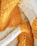 Yellow Checkered Carpet 3 X 5 Ft | 90 X 150 Cm / With Tassels / Short (0.4” / 1 cm)