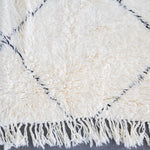 Fluffy wool rug