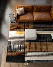 Contemporary Brown Rug