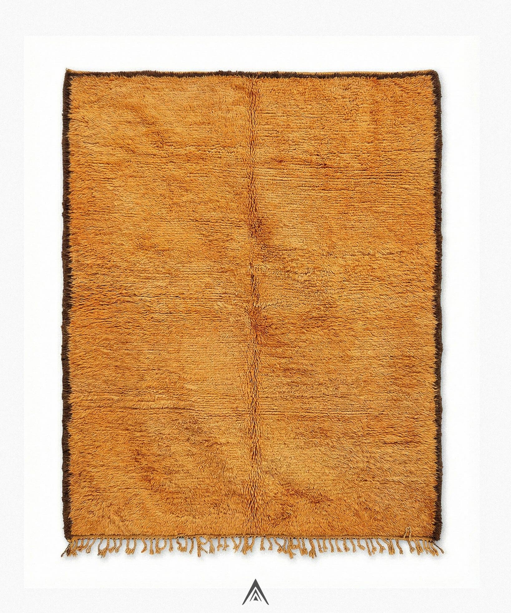 Antique Beni Ourain Rug 5.3x6.6 ft — 163x202 cm-Berber Handicraft