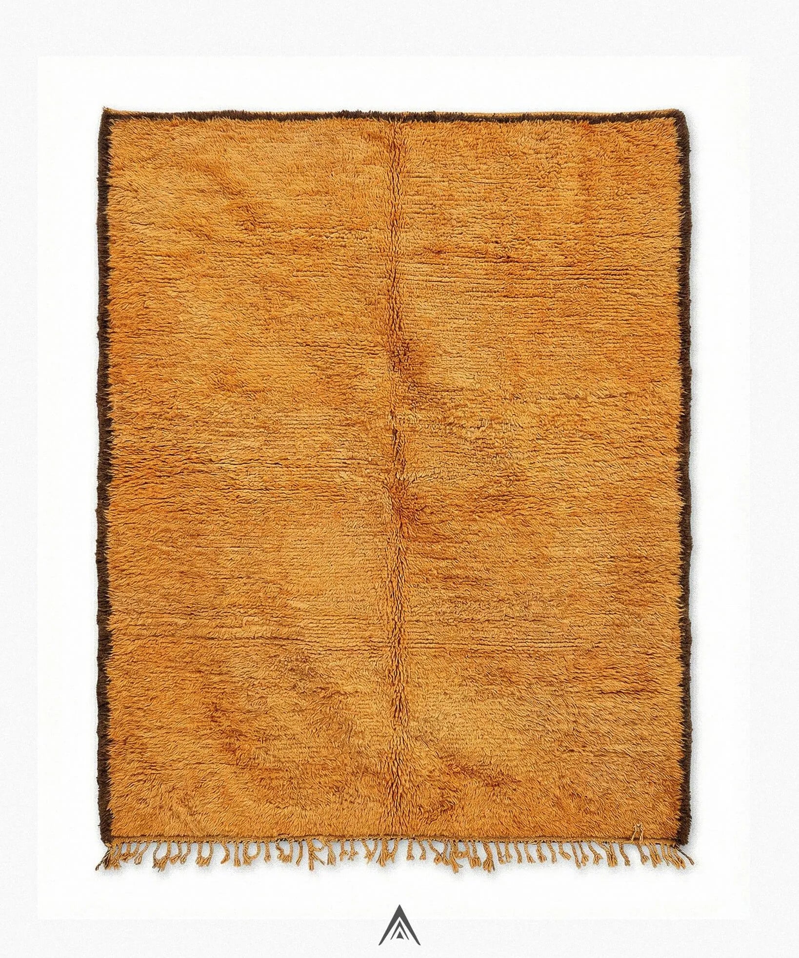 Antique Beni Ourain Rug 5.3x6.6 ft — 163x202 cm-Berber Handicraft