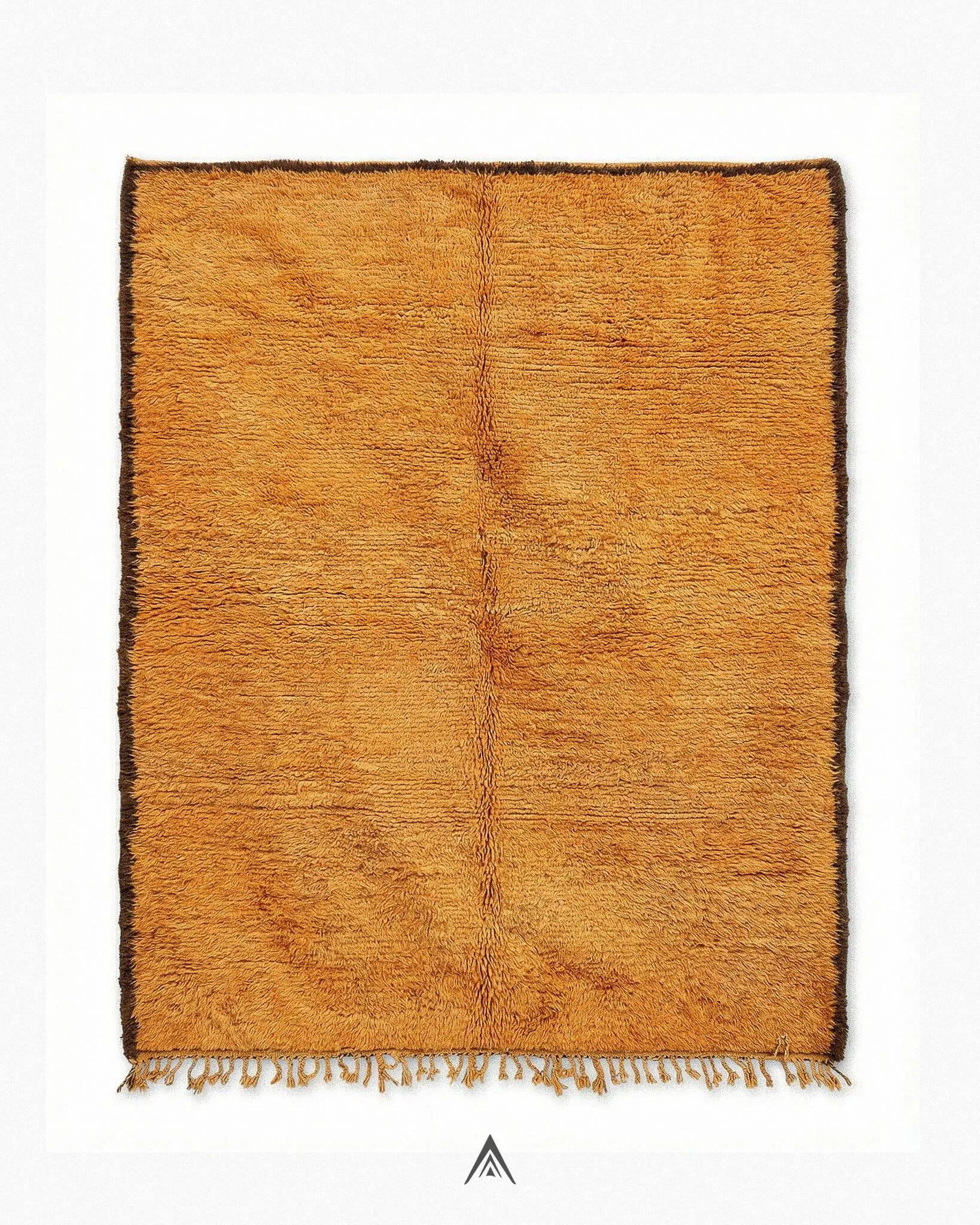 Antique Beni Ourain Rug 5.3x6.6 ft — 163x202 cm-Berber Handicraft