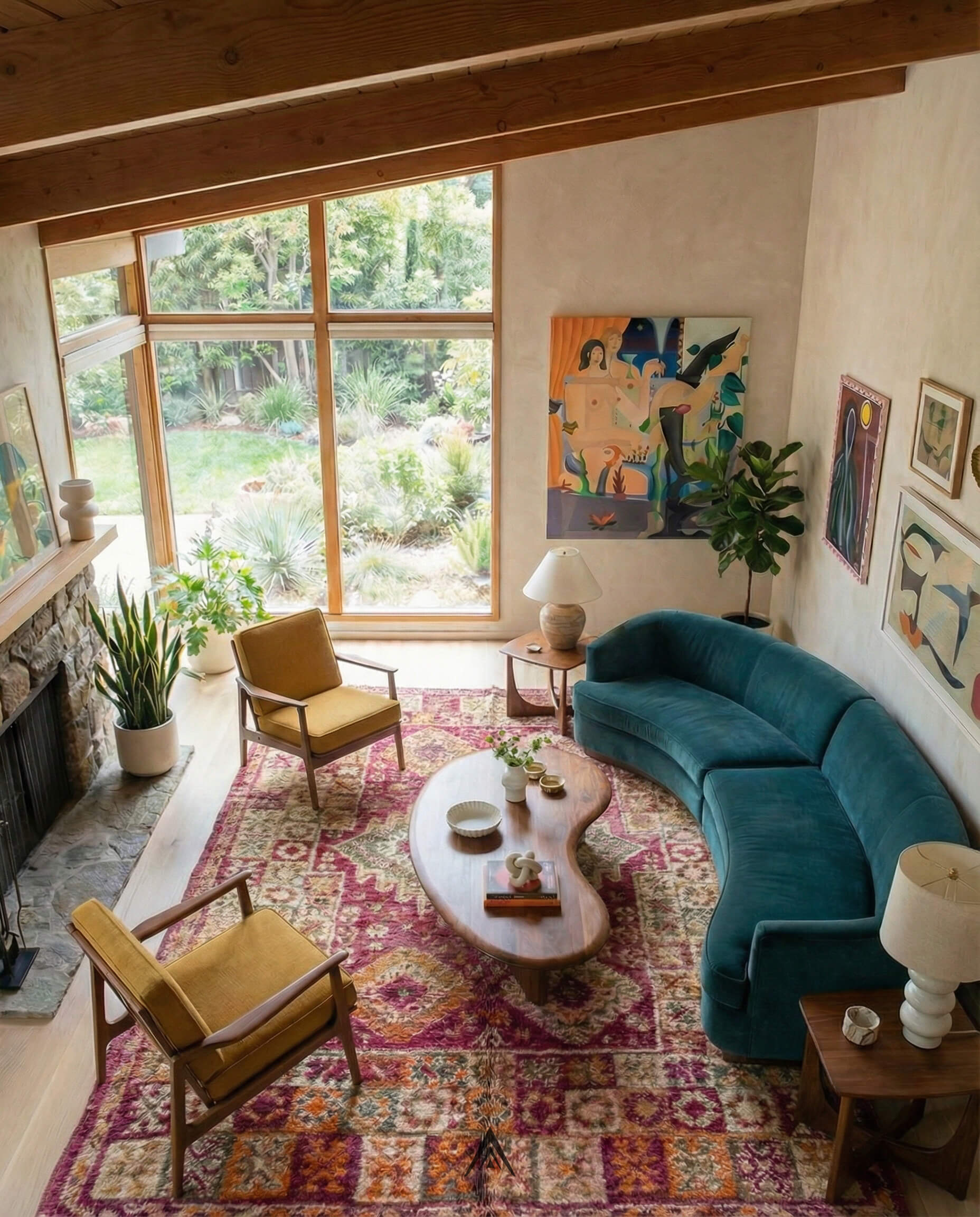 Antique Berber Area Rug 7.6x13.3 ft — 233x407 cm-Berber Handicraft