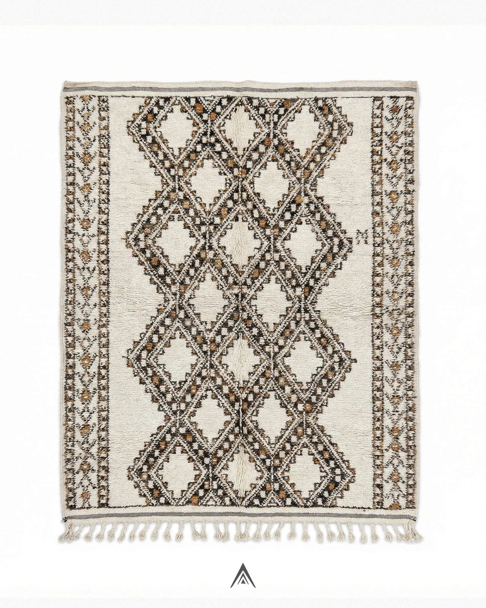 Antique Berber Rug 5.7x9 ft — 175x275 cm-Berber Handicraft