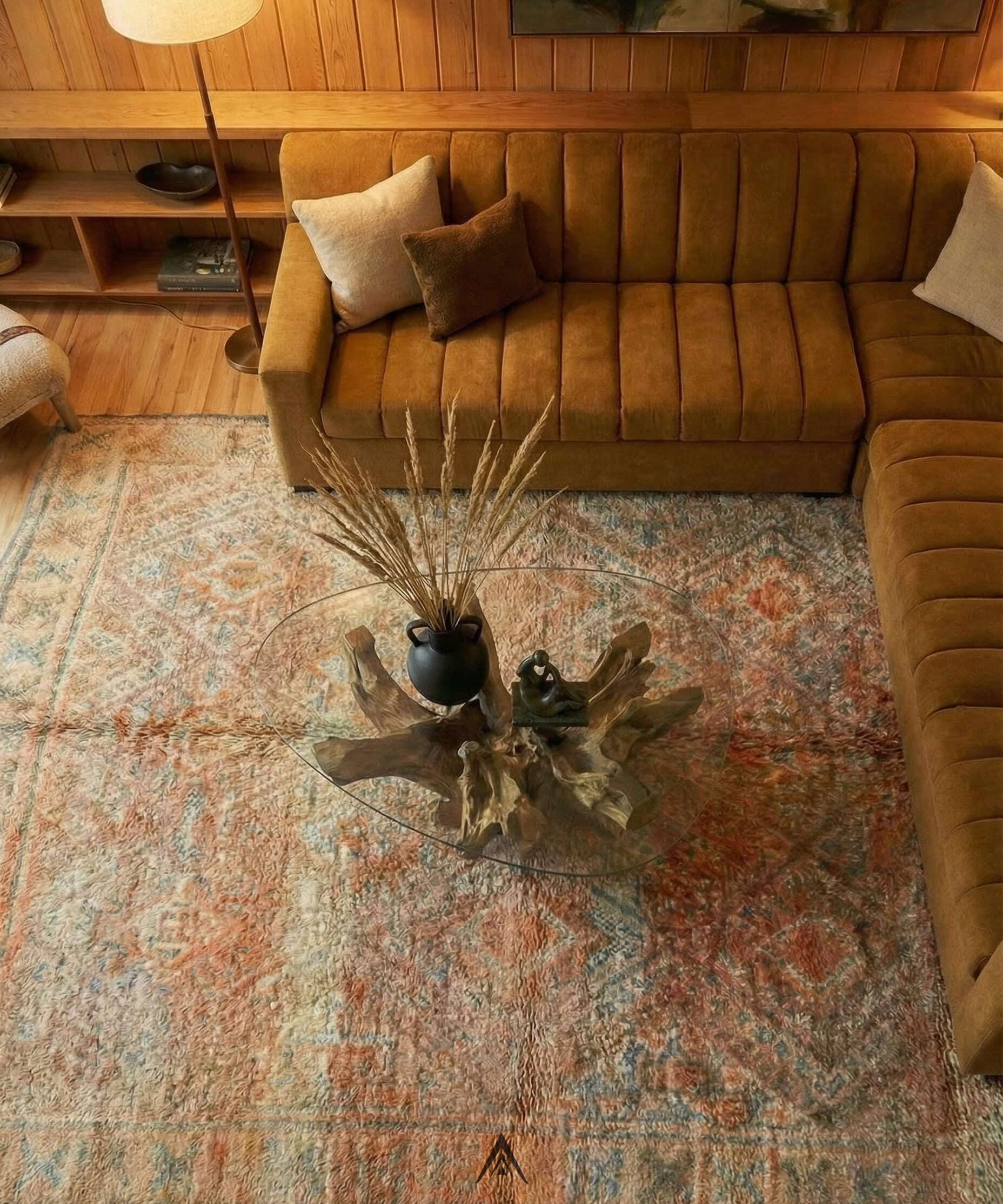 Antique Kilim Rug 6.6x10 ft — 200x300 cm-Berber Handicraft