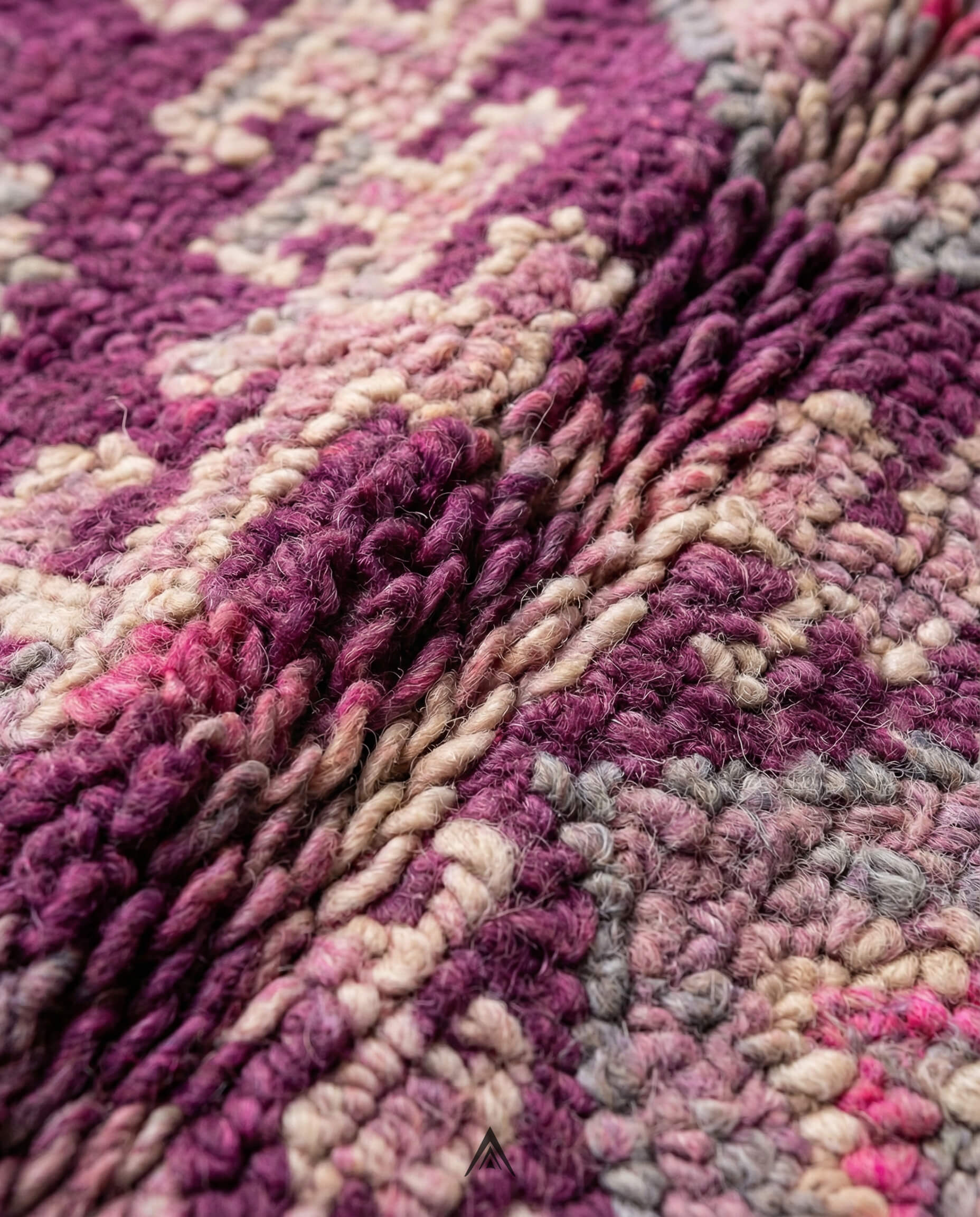 Antique Tribal Carpet 6.7x13.4 ft — 205x410 cm-Berber Handicraft