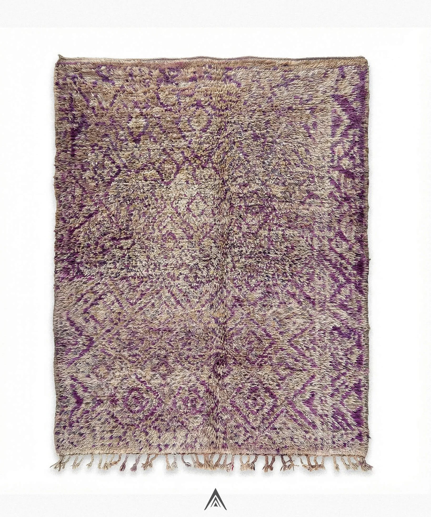 Antique Tribal Rug 6.8x11.5 ft — 210x350 cm-Berber Handicraft