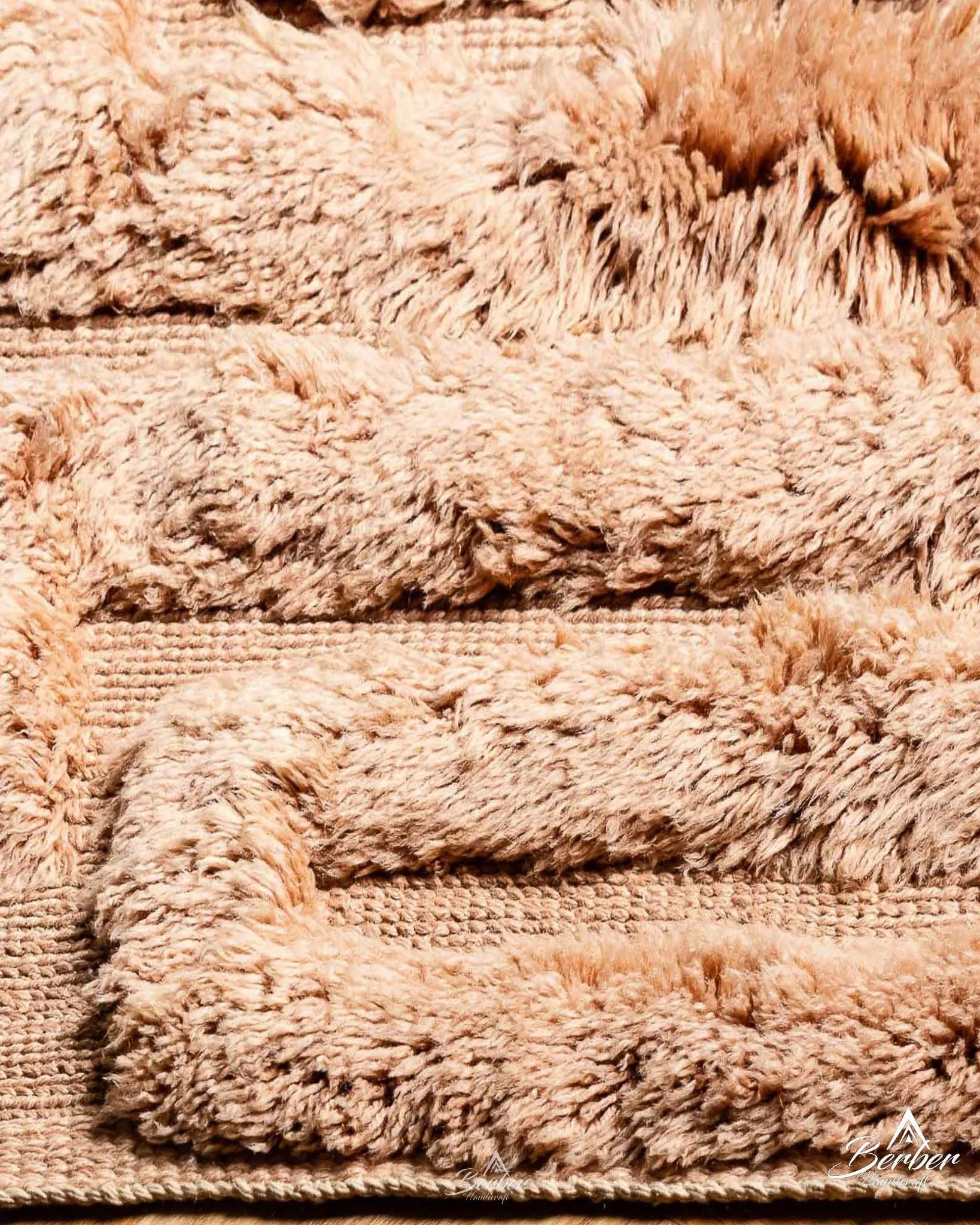 Area Moroccan Rug 3 X 5 Ft | 90 X 150 Cm / With Tassels / Short (0.4” / 1 cm)