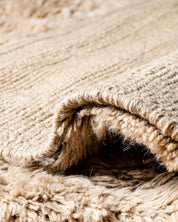 Art Deco Wool Rug 3 X 5 Ft | 90 X 150 Cm / With Tassels / Short (0.4” / 1 cm)