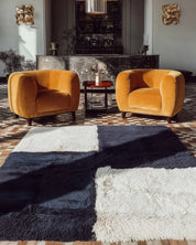 Artistic Wool Rug 3 X 5 Ft | 90 X 150 Cm / With Tassels / Short (0.4” / 1 cm)