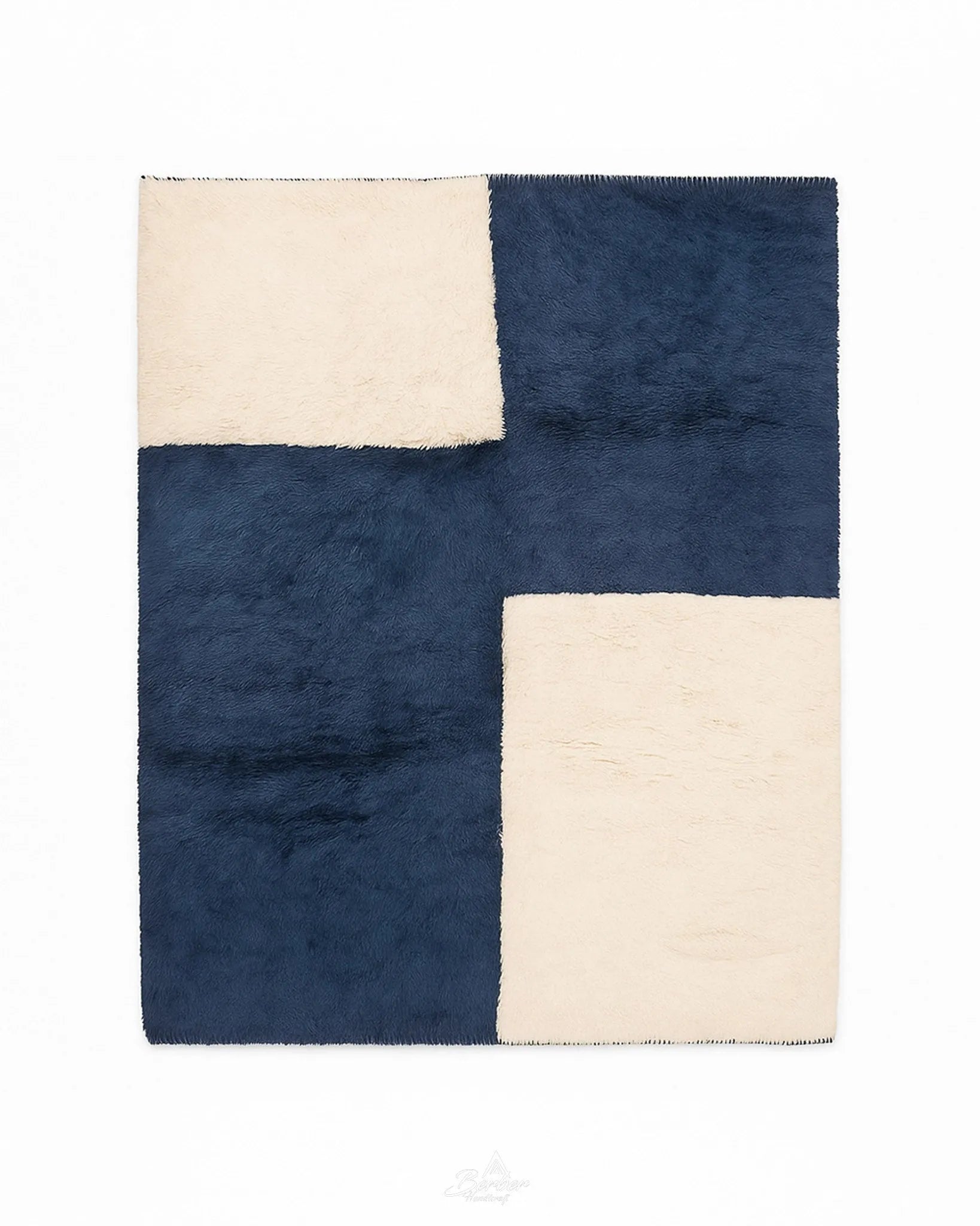 Artistic Wool Rug 3 X 5 Ft | 90 X 150 Cm / With Tassels / Short (0.4” / 1 cm)