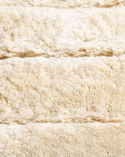 Authentic Beni Ourain Rug 3 X 5 Ft | 90 X 150 Cm / With Tassels / Short (0.4” / 1 cm)