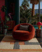 Authentic Boho Rug 3 X 5 Ft | 90 X 150 Cm / With Tassels / Short (0.4” / 1 cm)