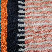 Blue Orange Mrirt rug-Berber Handicraft