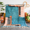 Blue Orange Mrirt rug