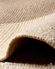Beige Beni Ourain Rug-Berber Handicraft