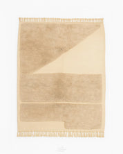 Beige Beni Ourain Rug-Berber Handicraft