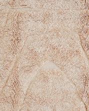 Beige Beni Rug 3 X 5 Ft | 90 X 150 Cm / With Tassels / Short (0.4” / 1 cm)