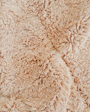 Beige Beni Rug 3 X 5 Ft | 90 X 150 Cm / With Tassels / Short (0.4” / 1 cm)