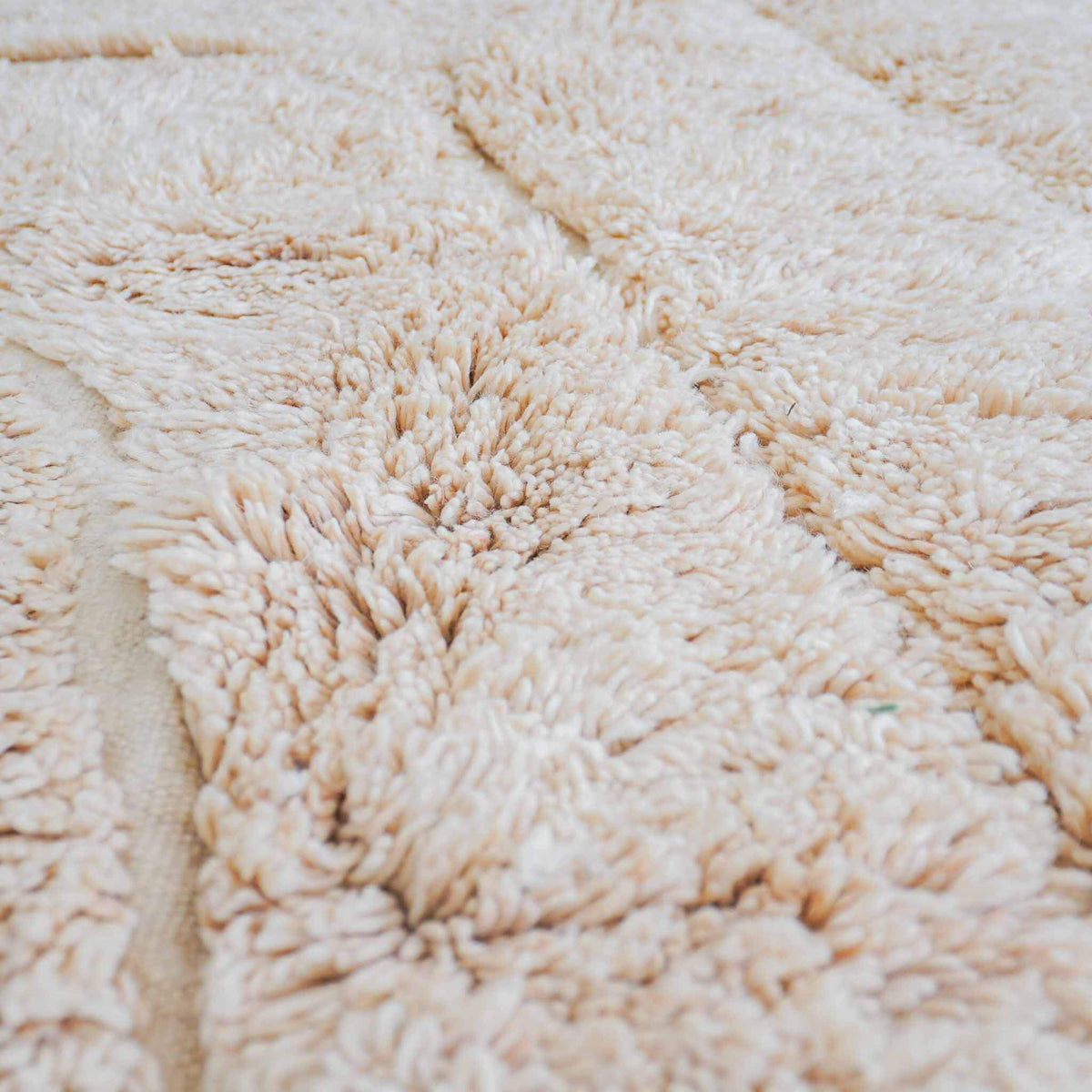 Beige Beni Rug - Berber Handicraft