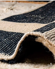 Beni Ourain Shag Rug 3 X 5 Ft | 90 X 150 Cm / With Tassels / Short (0.4” / 1 cm)