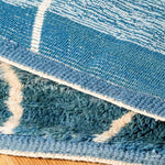 Blue Morrocan Rug - Berber Handicraft