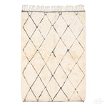 Handknotted Beni Ourain Rug - Berber Handicraft