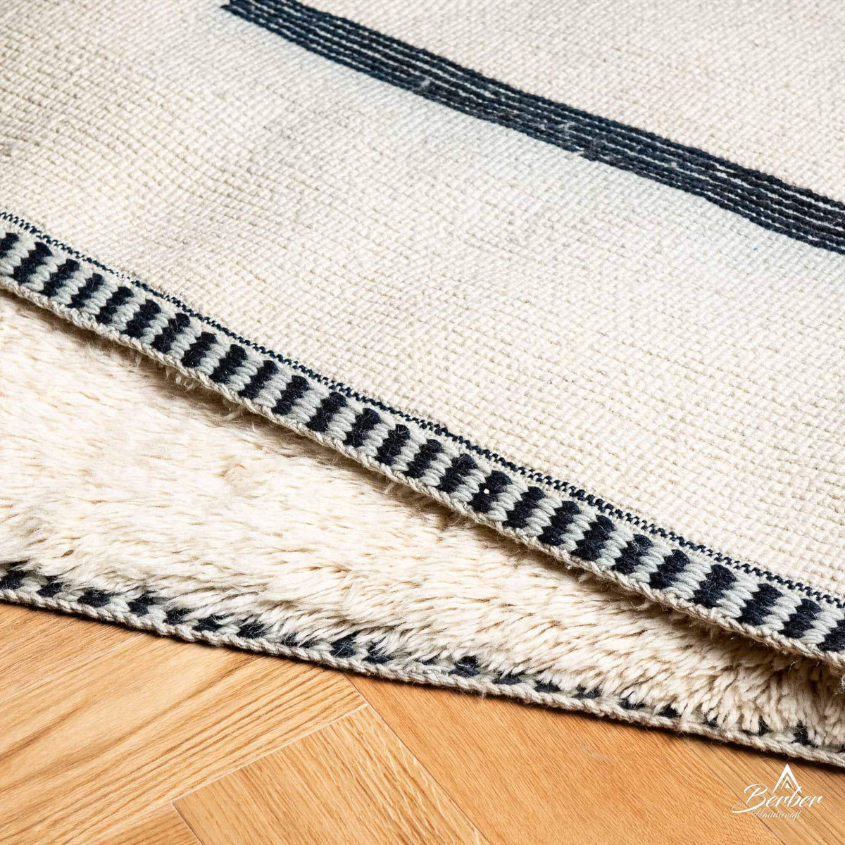 Wool Beni Ourain Rug - Berber Handicraft