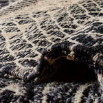 Black Beni Rug - Berber Handicraft