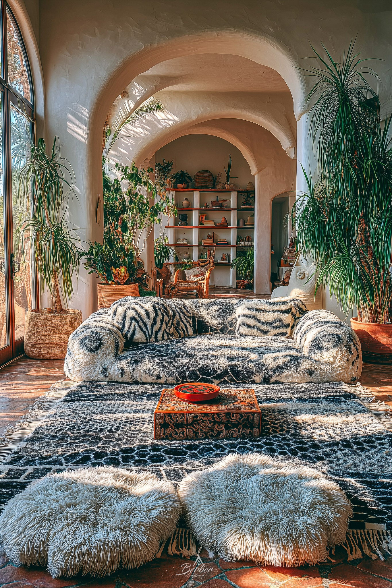 Beni-Ourain-rug-AM246-Berber Handicraft