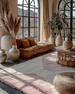 Decorative Beni Rug 3 X 5 Ft | 90 X 150 Cm / With Tassels / Short (0.4” / 1 cm)
