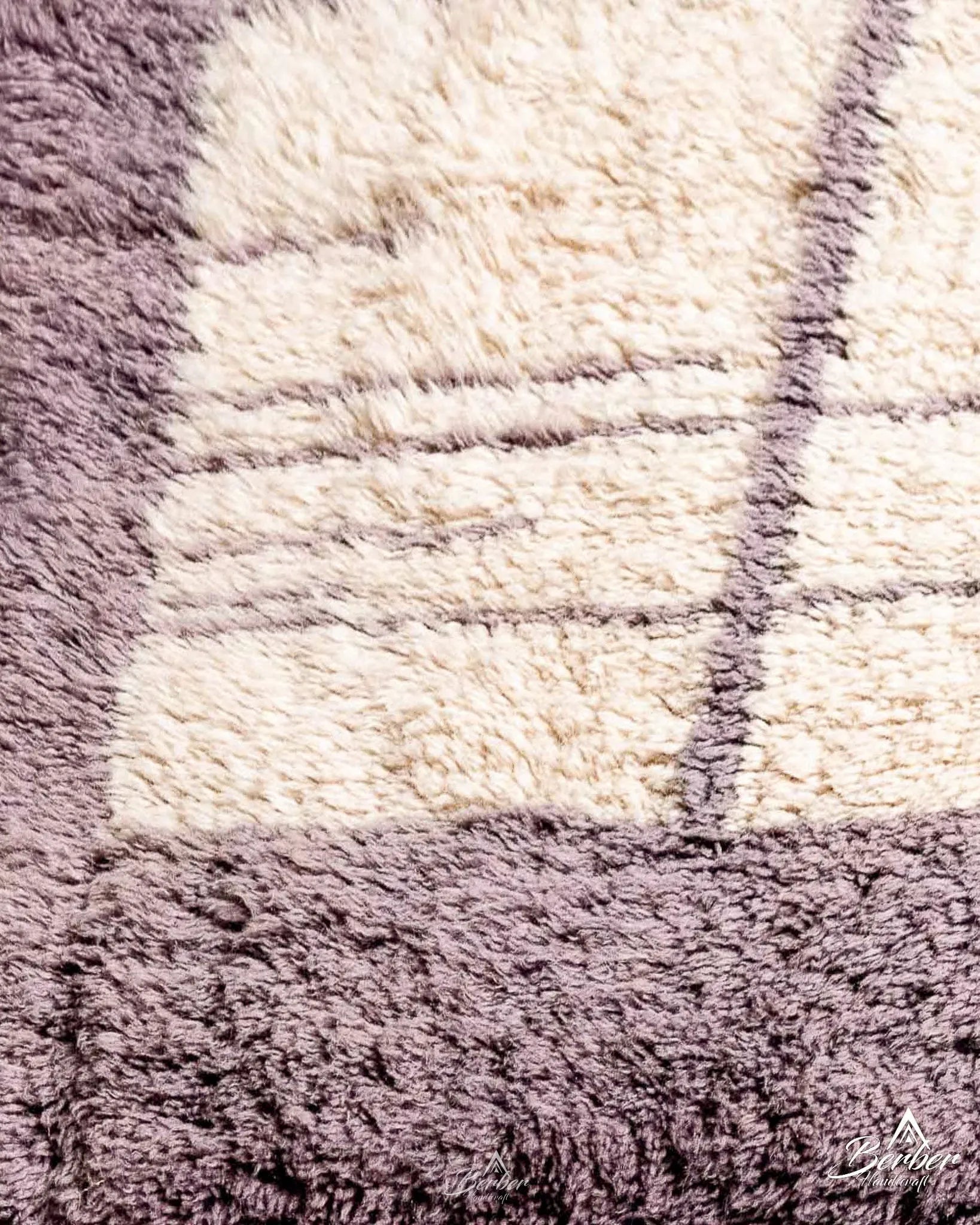 Berber Area Carpet 3 X 5 Ft | 90 X 150 Cm / With Tassels / Short (0.4” / 1 cm)