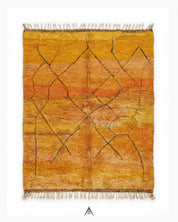 Berber Area Rug 5.3x7.2 ft - 162x220 cm-Berber Handicraft