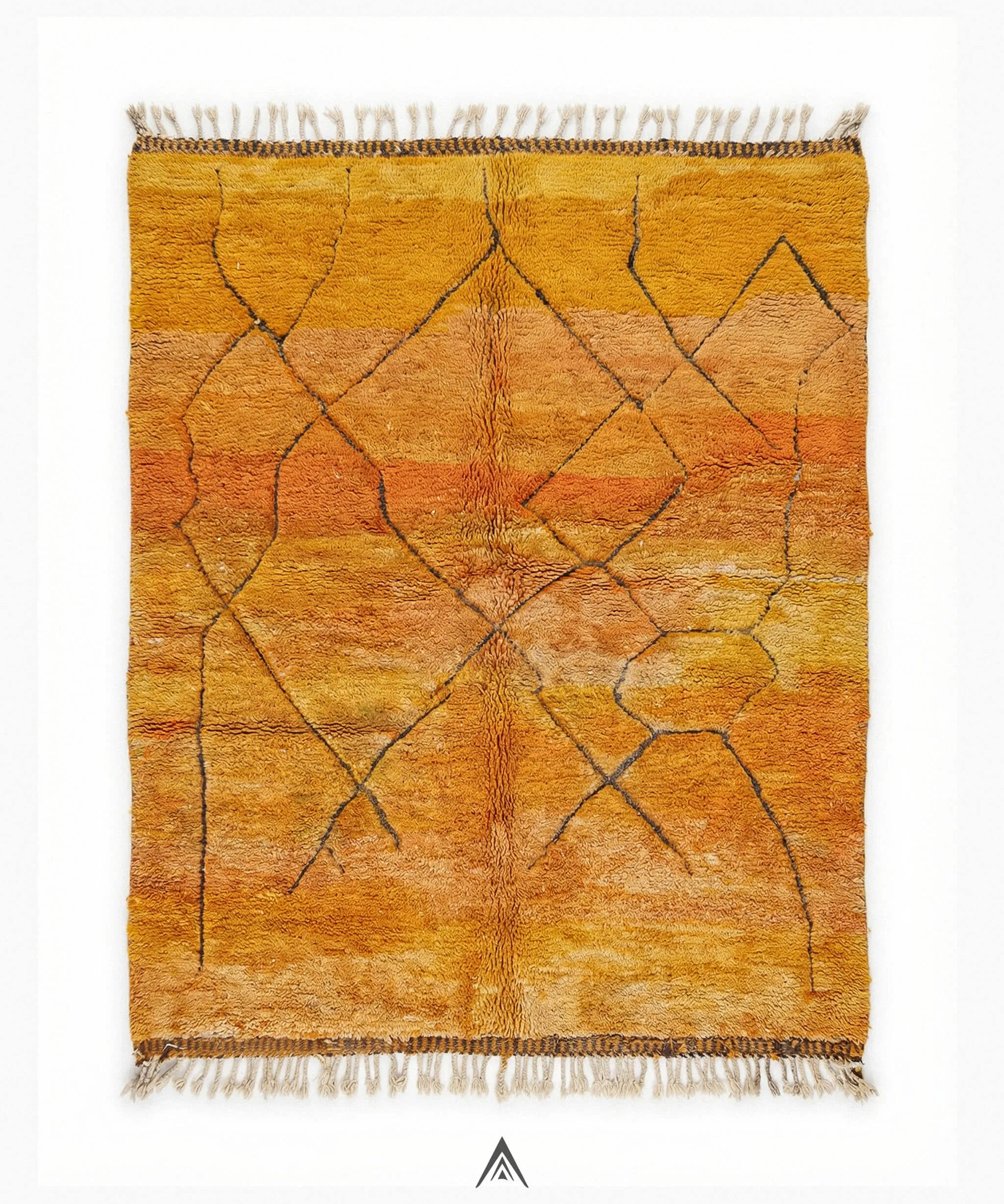 Berber Area Rug 5.3x7.2 ft - 162x220 cm-Berber Handicraft