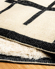 Berber Decorative Rug 3 X 5 Ft | 90 X 150 Cm / With Tassels / Short (0.4” / 1 cm)