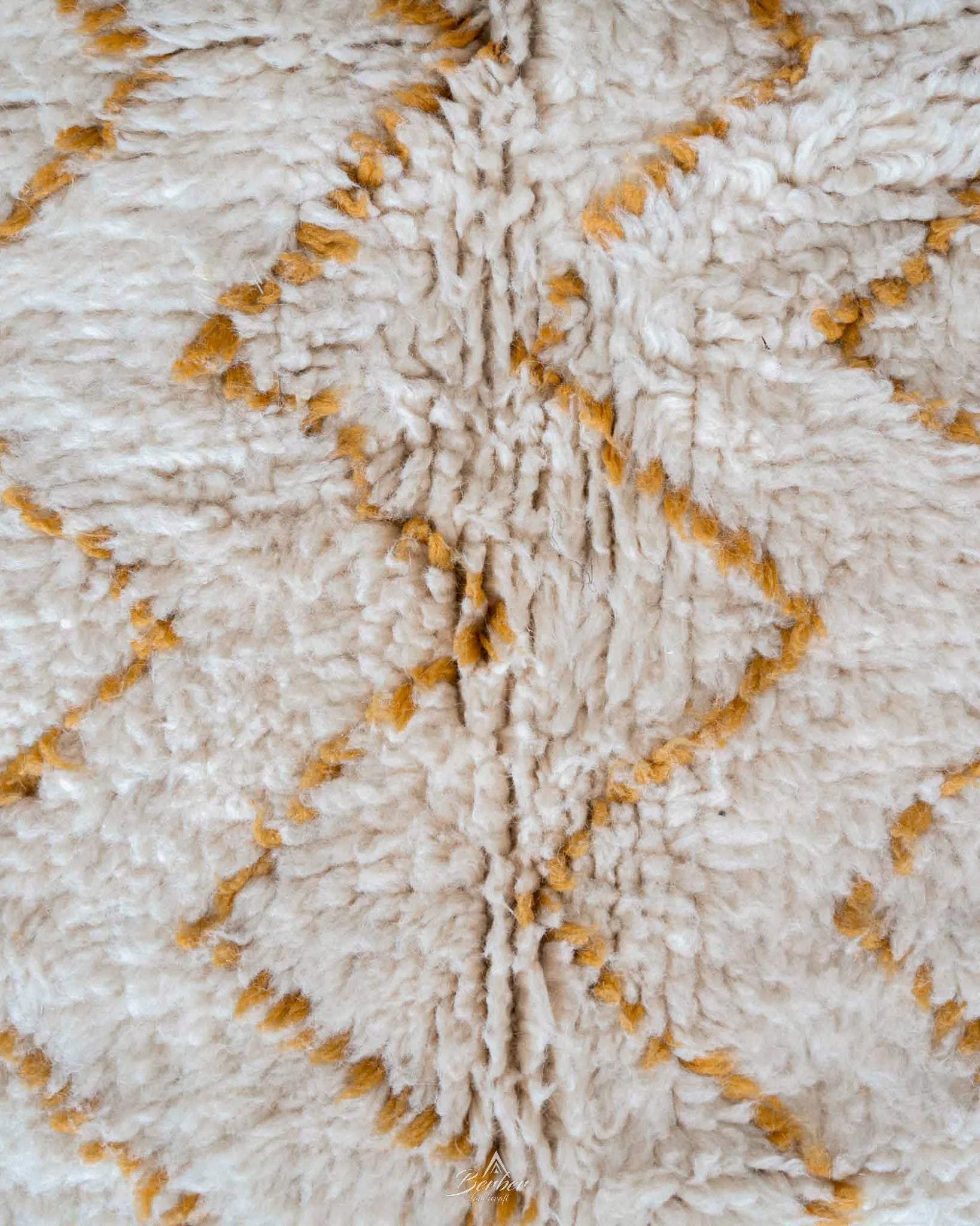 Berber Minimalist Rug 3 X 5 Ft | 90 X 150 Cm / With Tassels / Short (0.4” / 1 cm)