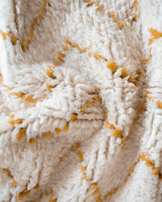 Berber Minimalist Rug 3 X 5 Ft | 90 X 150 Cm / With Tassels / Short (0.4” / 1 cm)