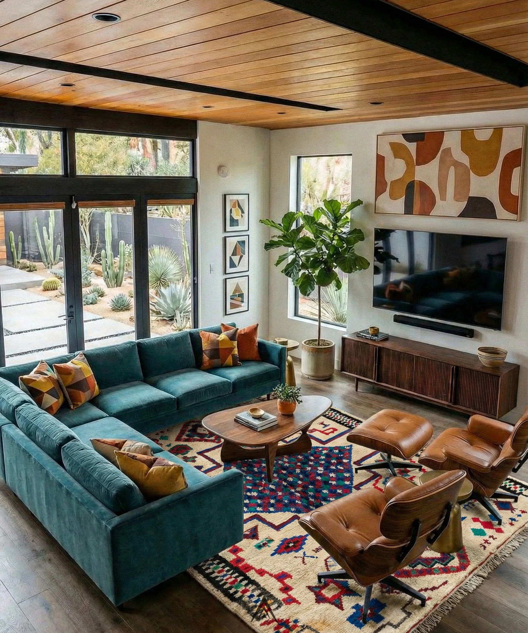 Berber Plush Rug 6.5x9.4 ft - 200x288 cm-Berber Handicraft