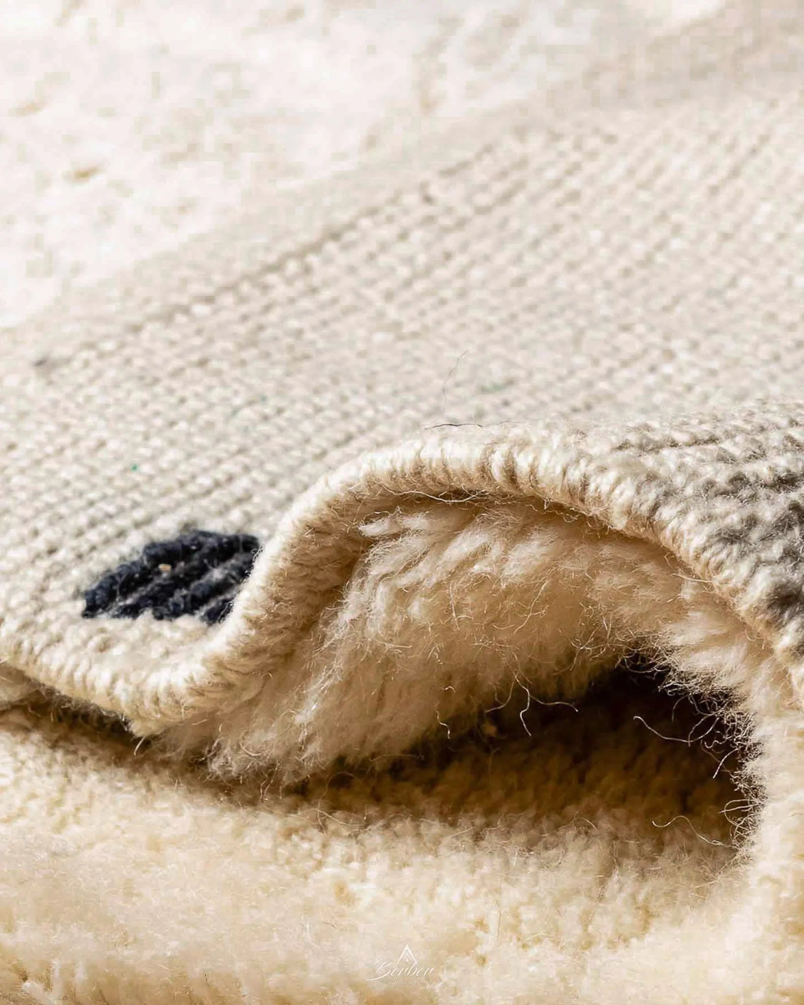 Berber Runner Rug 2 X 6 Ft | 60 X 180 Cm / With Tassels / Short (0.4” / 1 cm)