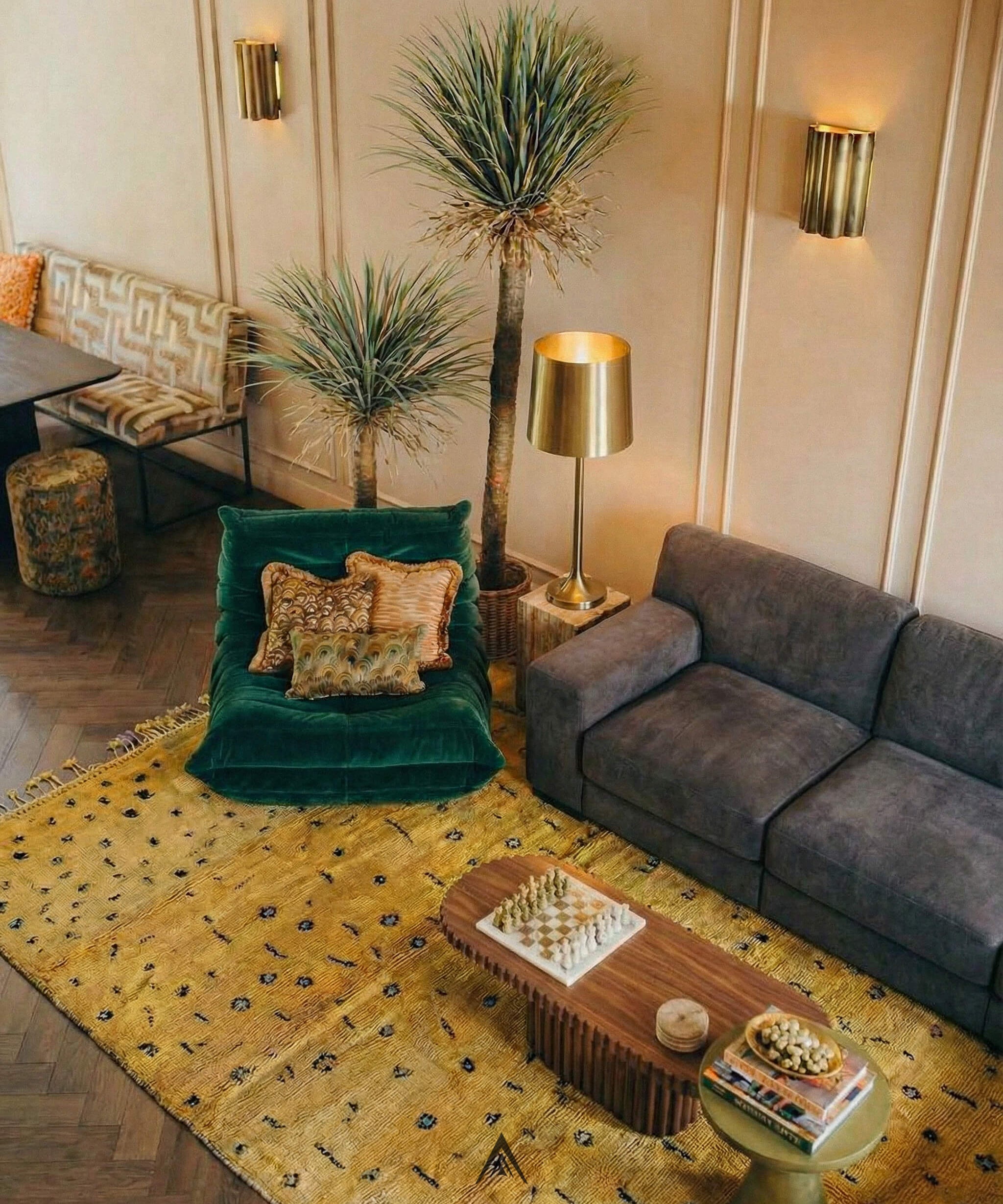 Berber Shag Rug 8.2x11 ft - 250x335 cm-Berber Handicraft