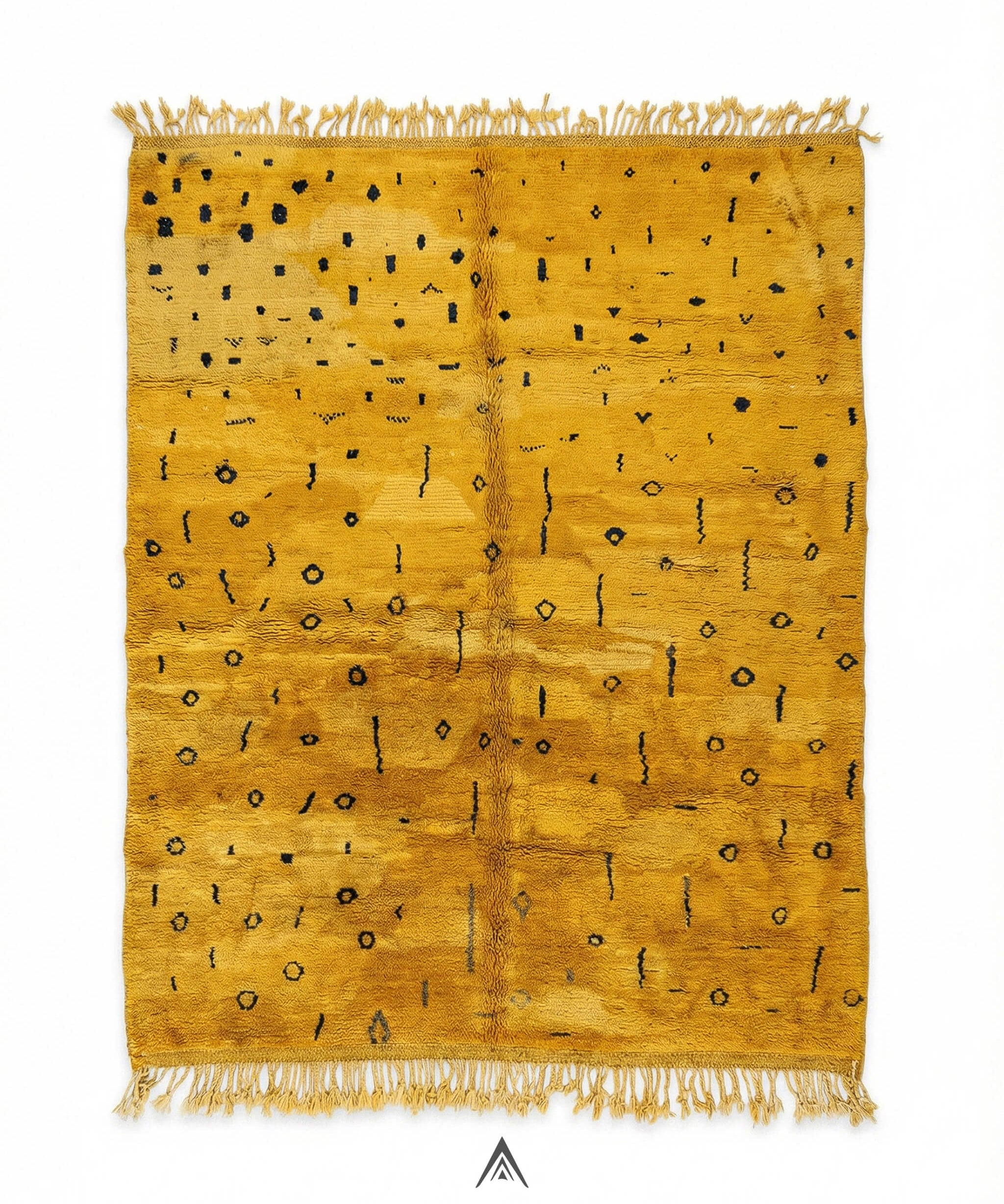 Berber Shag Rug 8.2x11 ft - 250x335 cm-Berber Handicraft