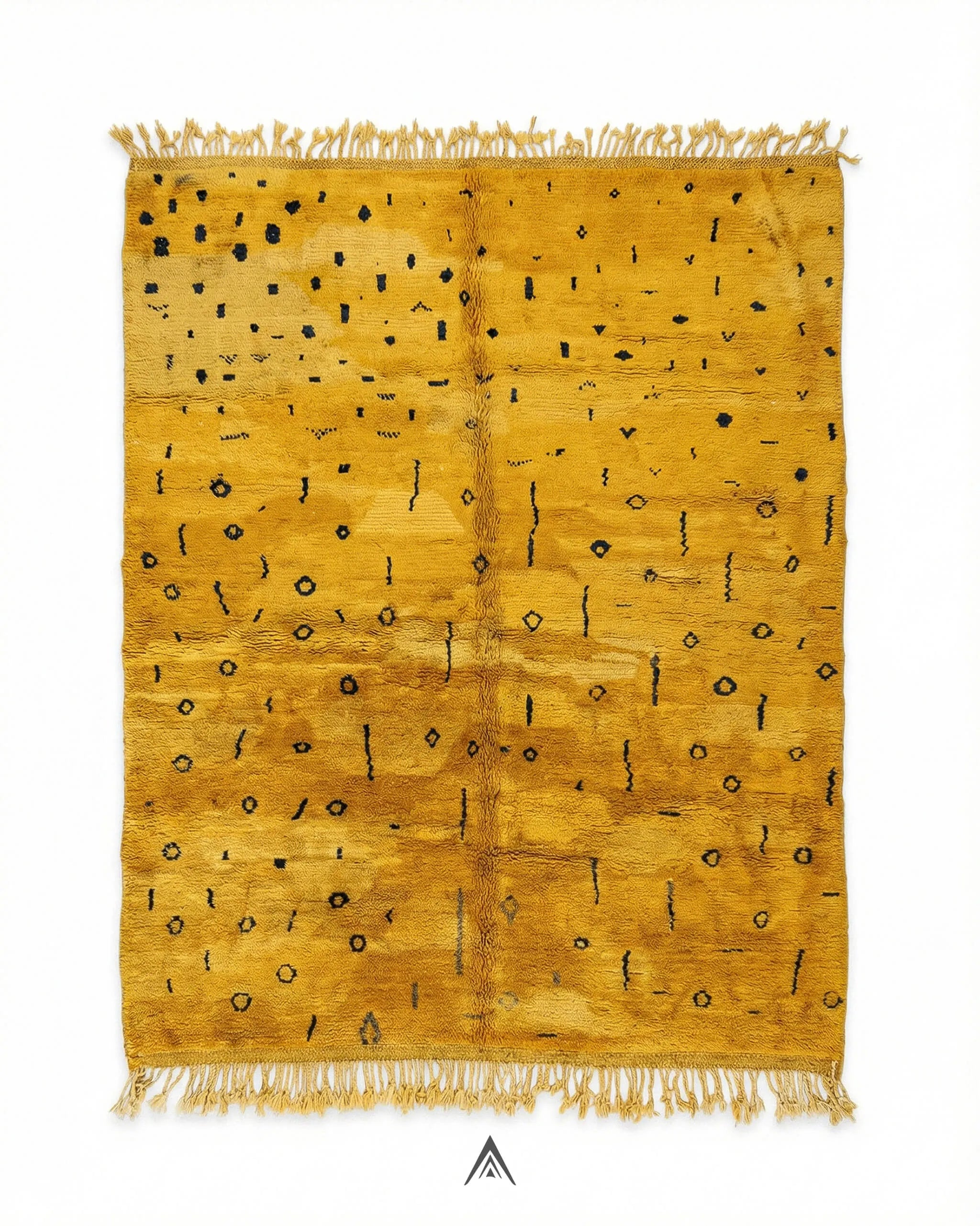 Berber Shag Rug 8.2x11 ft - 250x335 cm-Berber Handicraft