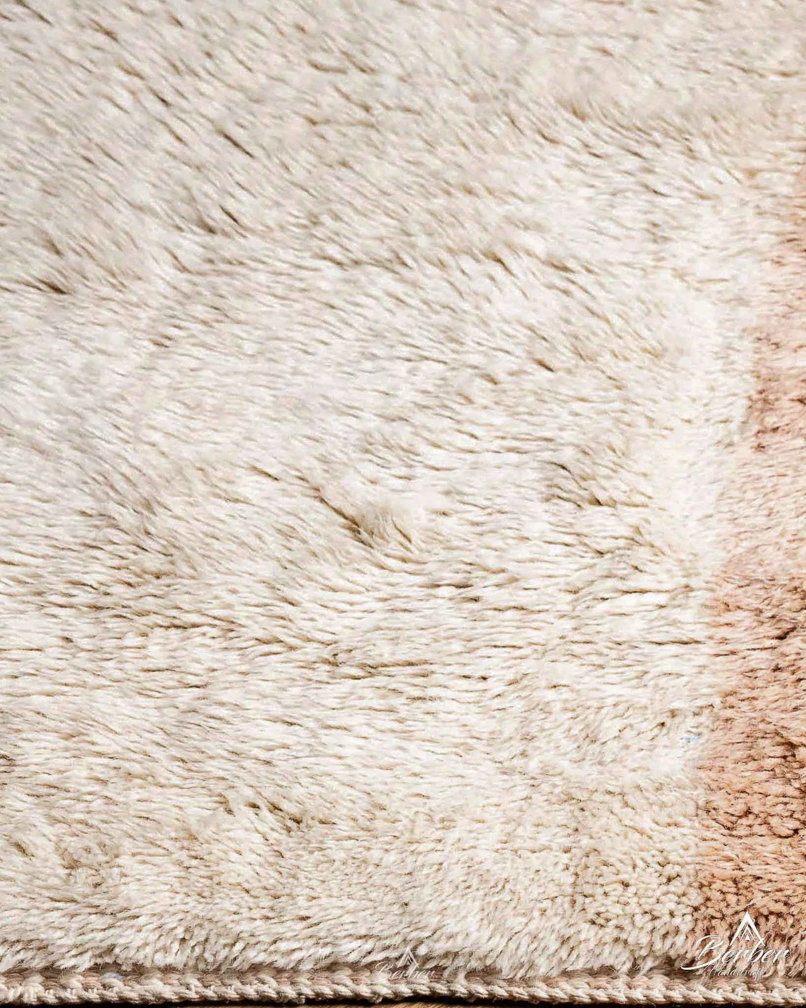 Biophilic Rug 3 X 5 Ft | 90 X 150 Cm / With Tassels / Short (0.4” / 1 cm)