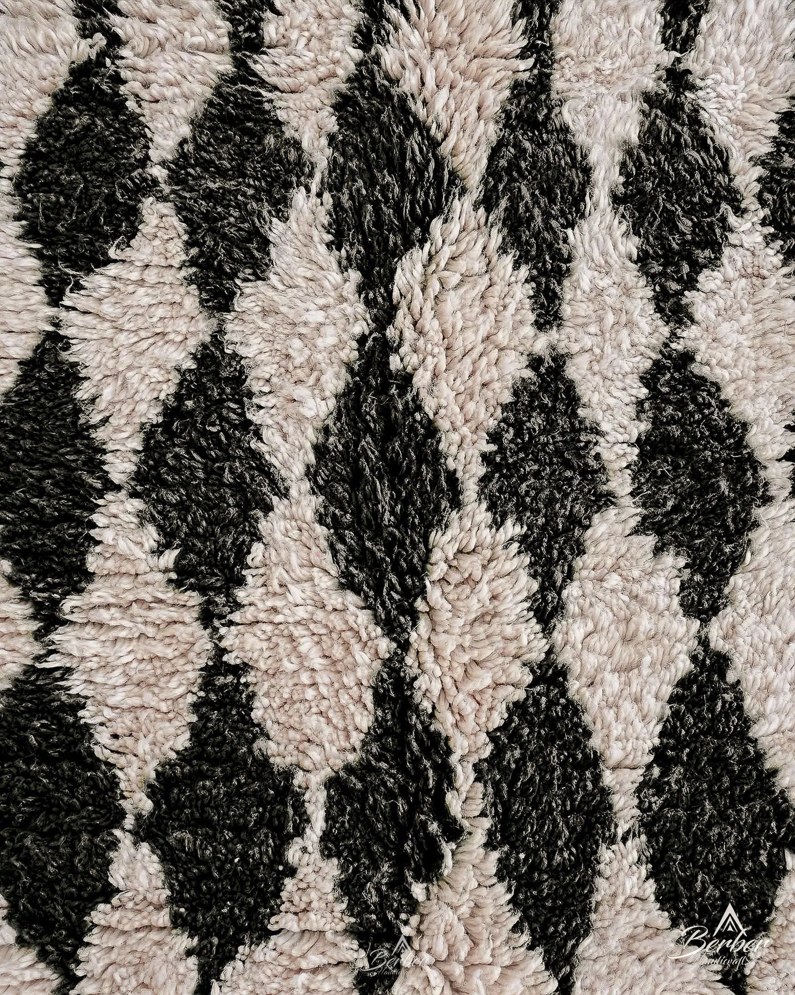 Black And White Checkered Rug 3 X 5 Ft | 90 X 150 Cm / With Tassels / Short (0.4” / 1 cm)