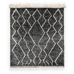 Black Beni Ourain Rug - Berber Handicraft