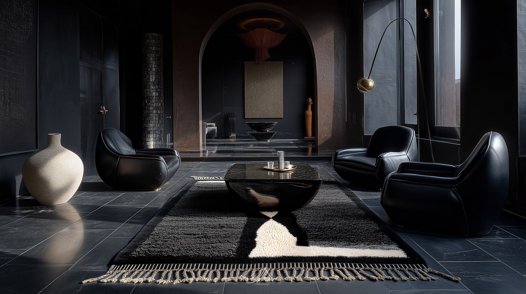 Black-Moroccan-rugs-cover-desktop-1-Berber Handicraft